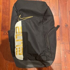 Nike Black and Gold Backpack Sleek Design